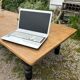 Grande table basse en bois
