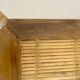 Vintage coffee table in wood and bamboo year 70
