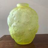 Vase in Uraline with Chrysanthemums