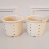 Set of two old beam molds