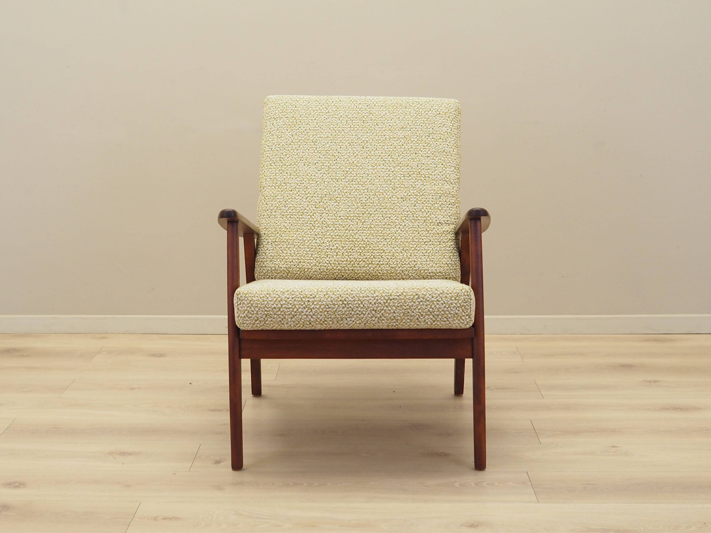 Fauteuil en teck, design danois, années 1970, production : Danemark