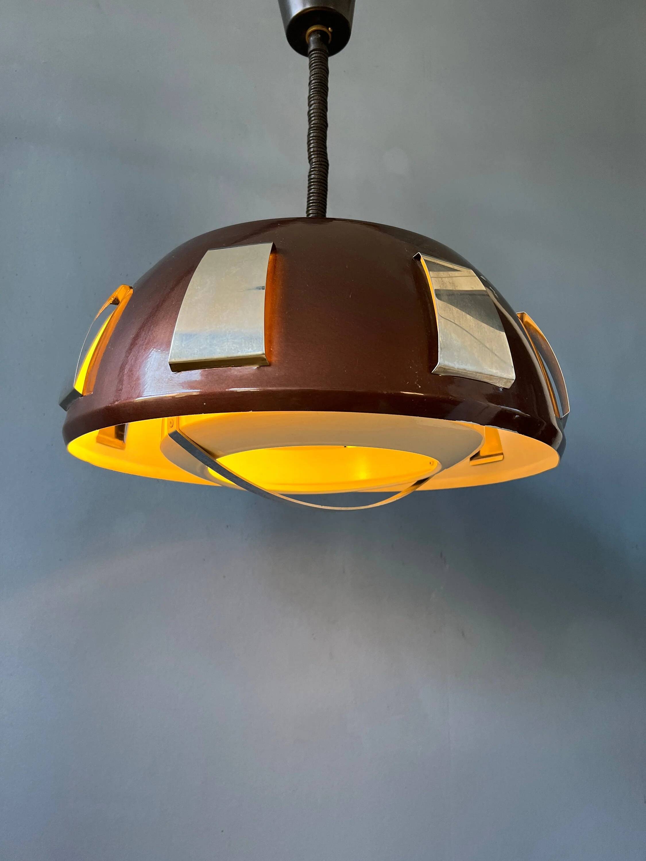 Vintage Lakro Amstelveen suspension - Space Age hanging lamp