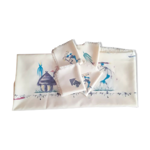 Ensemble nappe et serviettes