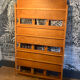 Foldable second-hand bookshop library