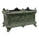Antique enamelled cast iron planter in the Napoleon III style.