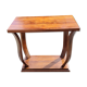 Art deco walnut pedestal table from the 30s/40s