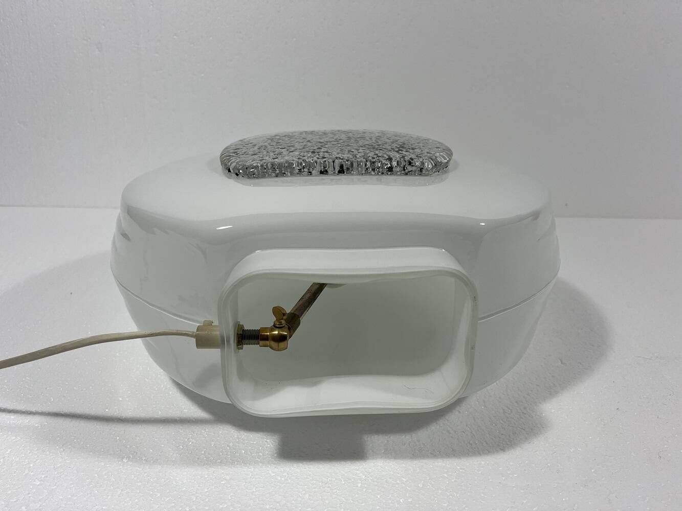 Large glass table lamp  1970’s