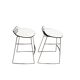 Ensemble de 2 tabourets de bar italiens JAM par Calligaris