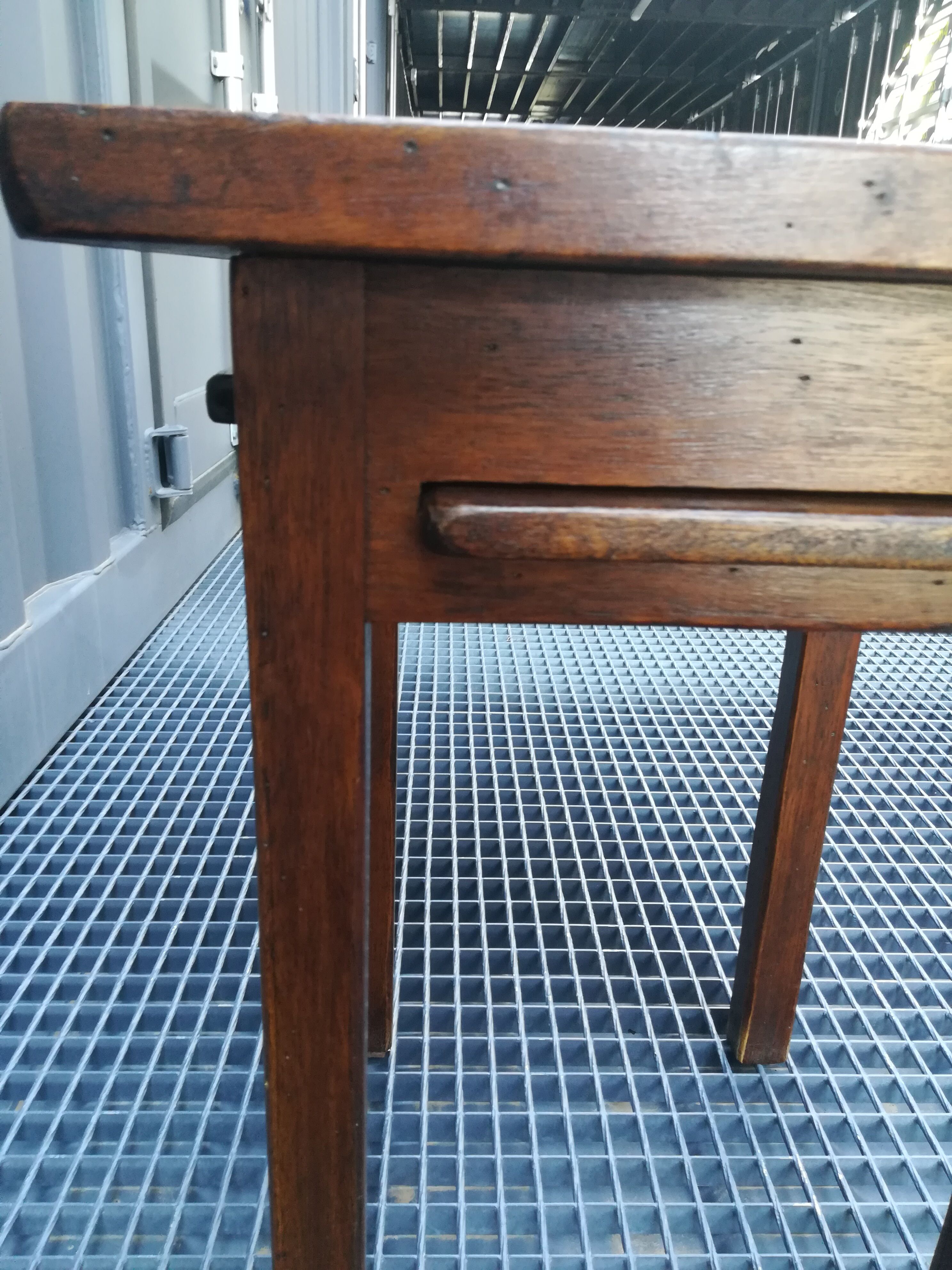 Side table, oak square sofa end