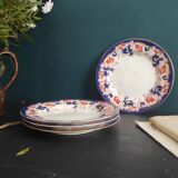 Antique Adderley & Co Lisbon pattern bon china set of 4 dessert plates