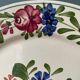 Set of 8 flat plates in Sarreguemines earthenware, model "Rusticana"