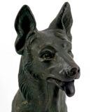 Sculpture representing a German Shepherd, Perrier Challenge Trophy, 1942