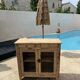 Beautiful Parisian buffet, sanded and gridded.