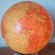 Earth globe, world map, glass and marble