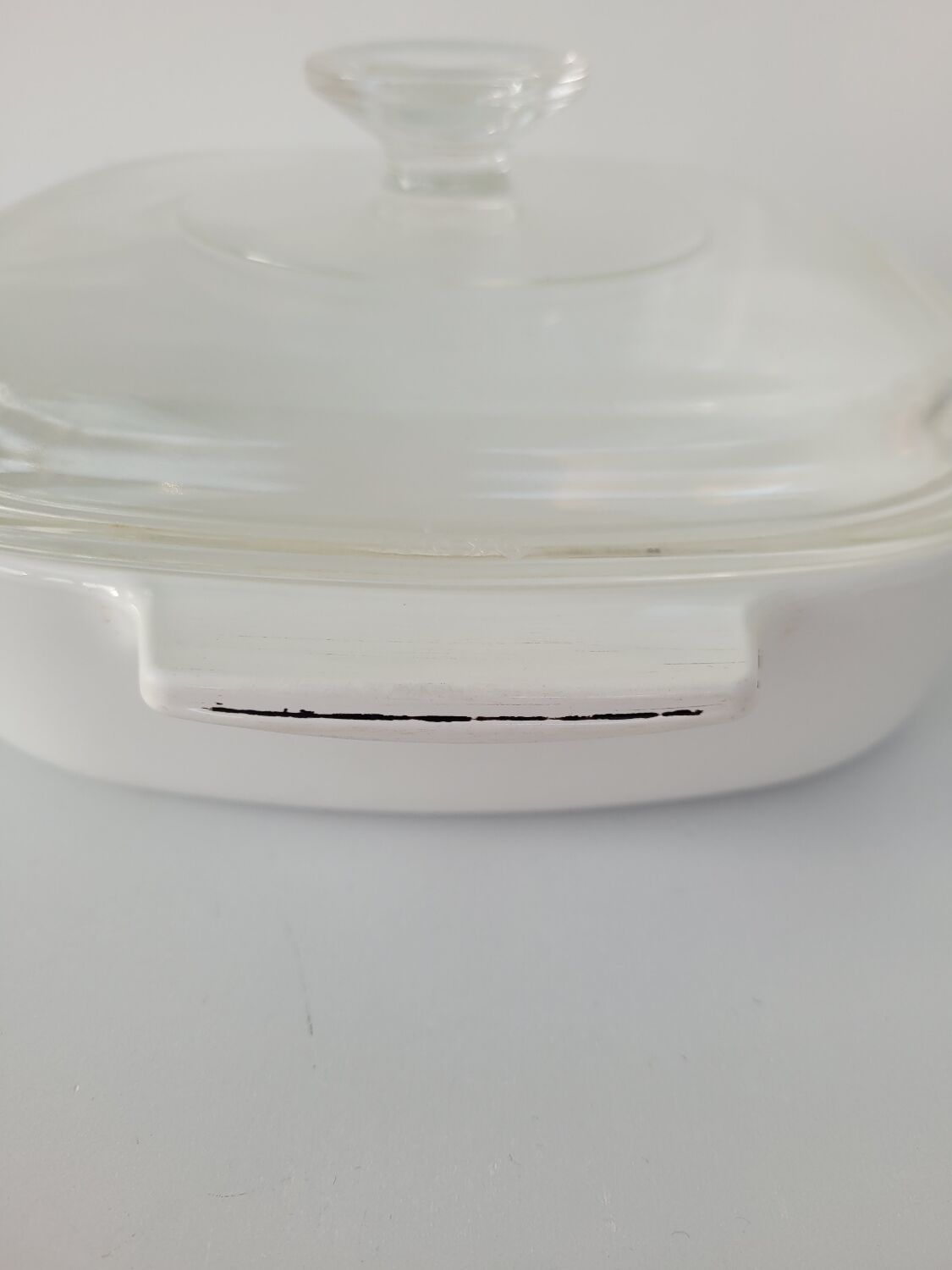 Plat en pyrex pyroflam made in Holland 70's | Selency