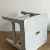 Old workshop stool, running board
