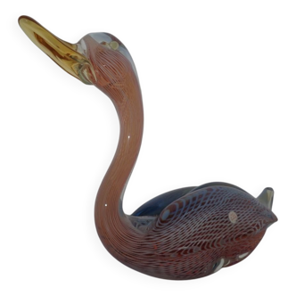 Large Italian Heavy Murano Glass Duck, 1960s