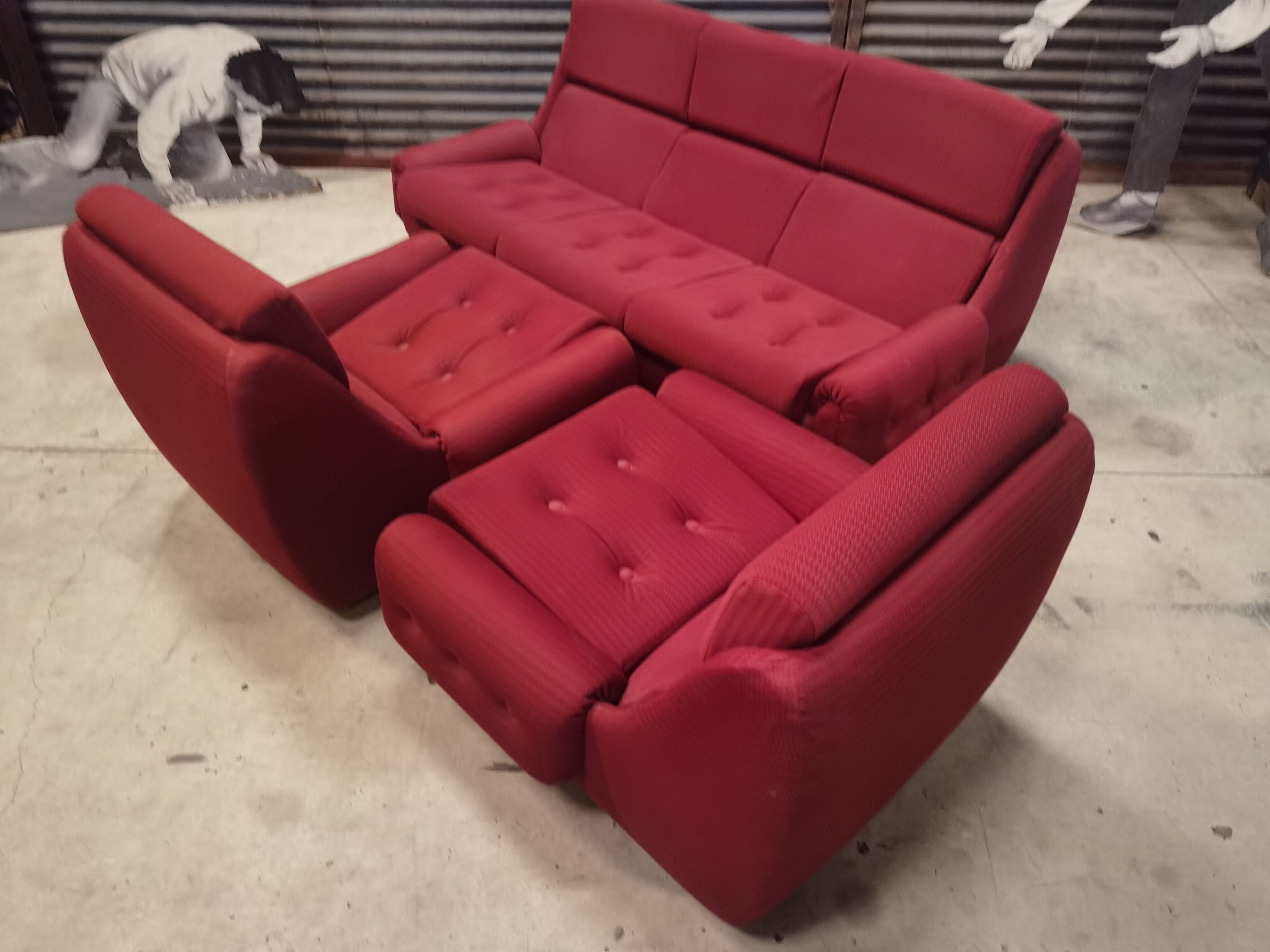 Full lounge space age Atlantis bordeaux