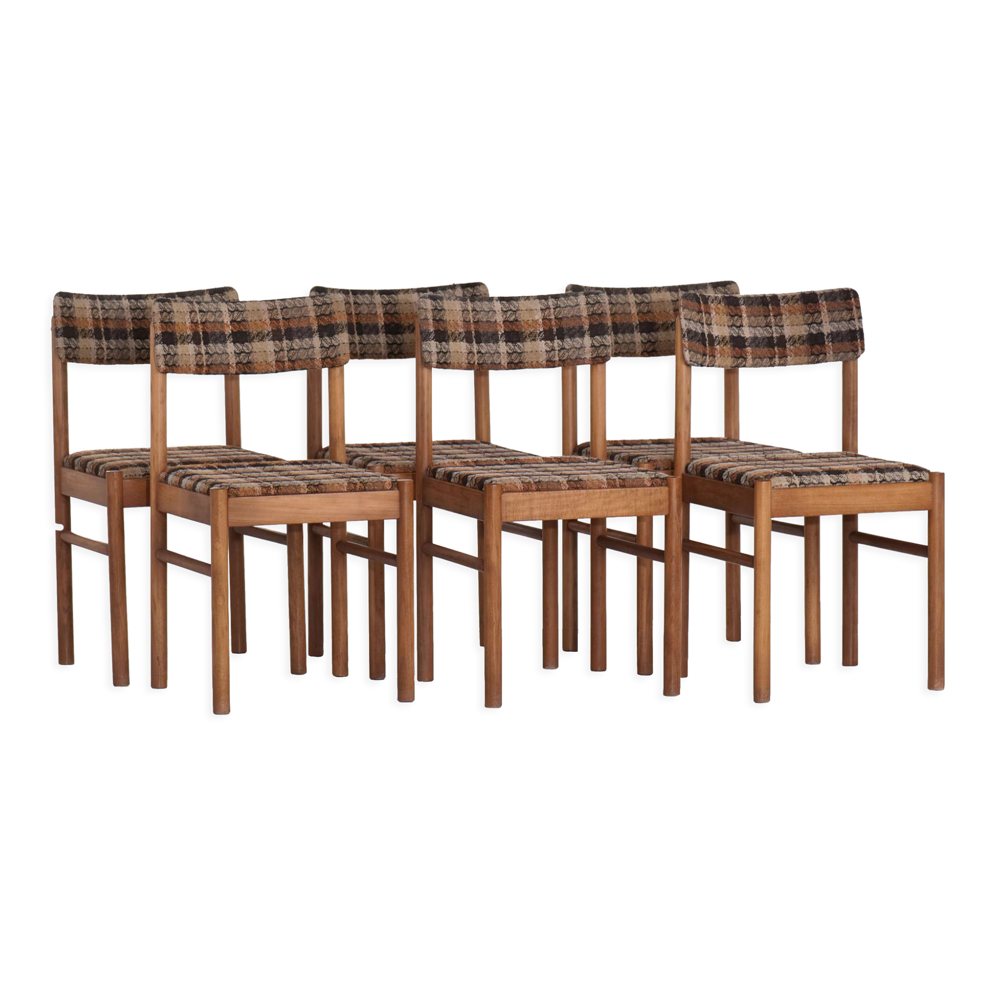 6 Baumann vintage chairs 1960