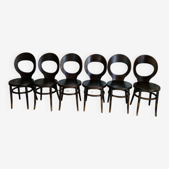 Set of 6 Baumann seagull model chairs