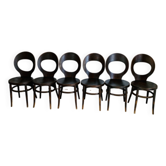 Set of 6 Baumann seagull model chairs