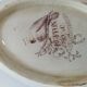 Two vintage U&C Sarreguemines Buffon model dishes