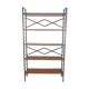 Italian free standing teak shelving unit, 1950