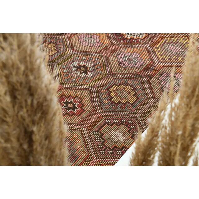 Vintage Turkish Oushak Handmade Wool & Cotton Brown Area Rug 164x288