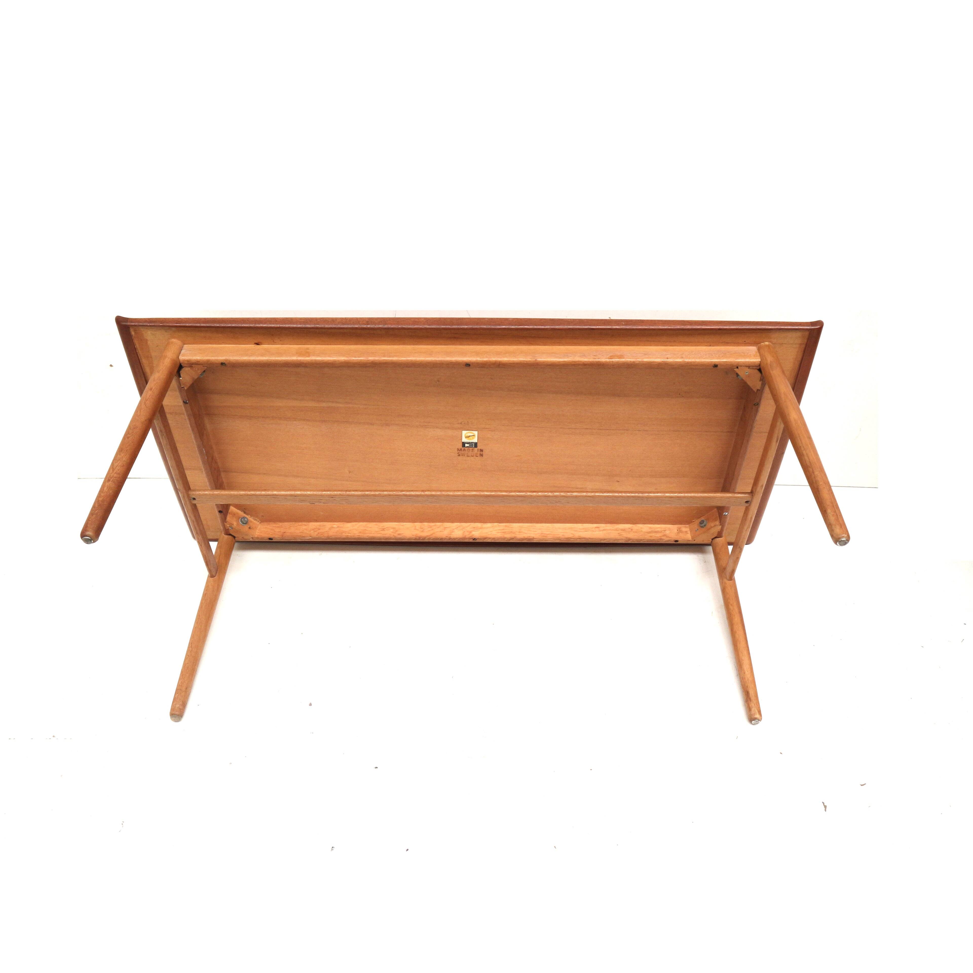 Vintage teak coffee table by Alf Svensson for Tingströms Sweden