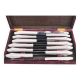 Set of art deco knives