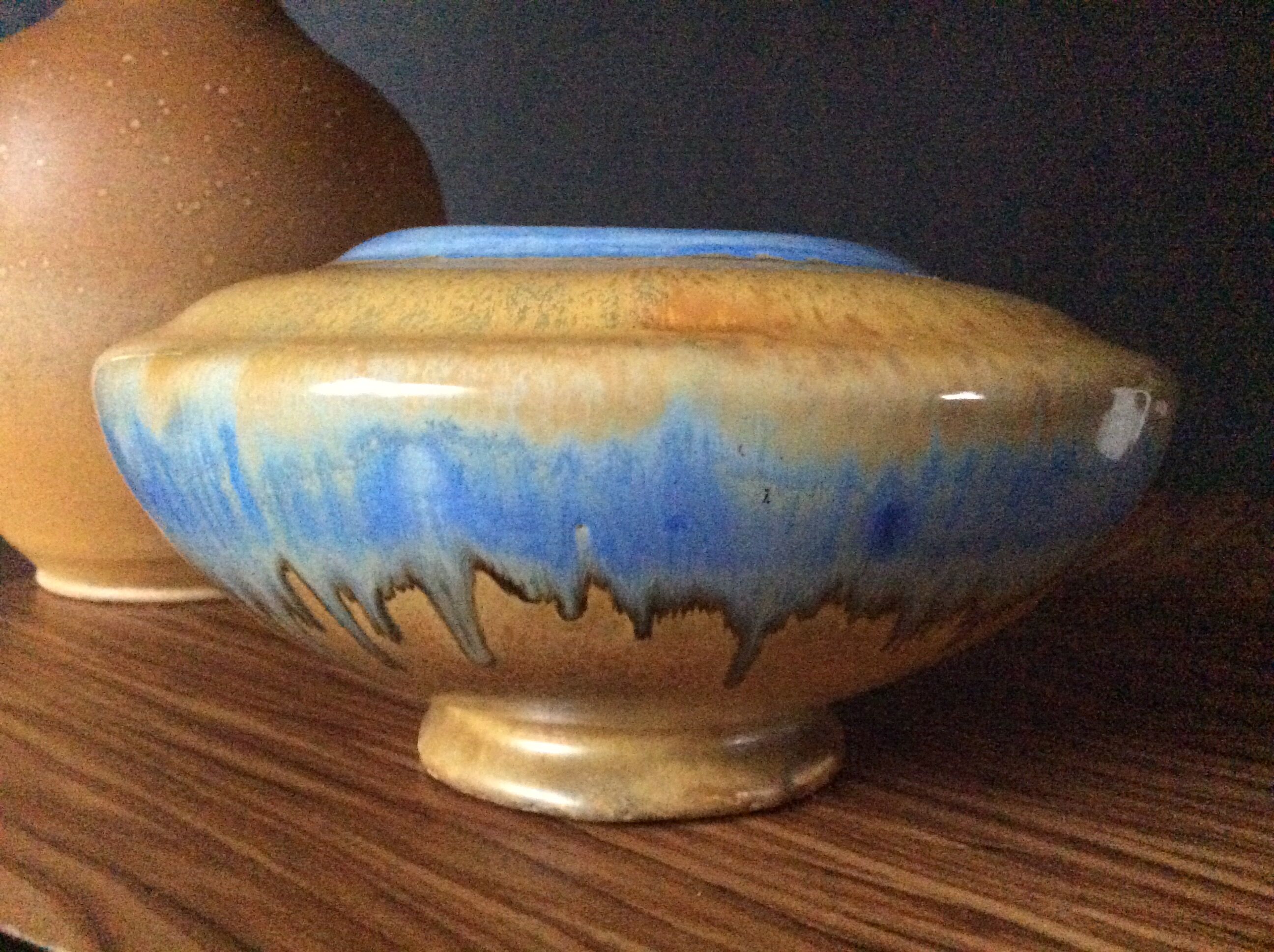 Series of 3 vintage 70s ceramic vases