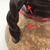 Jérôme MASSIER, Vallauris, France - Vase with handles in glazed earth - 1950s