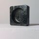 Vintage handmade ashtray in black marble