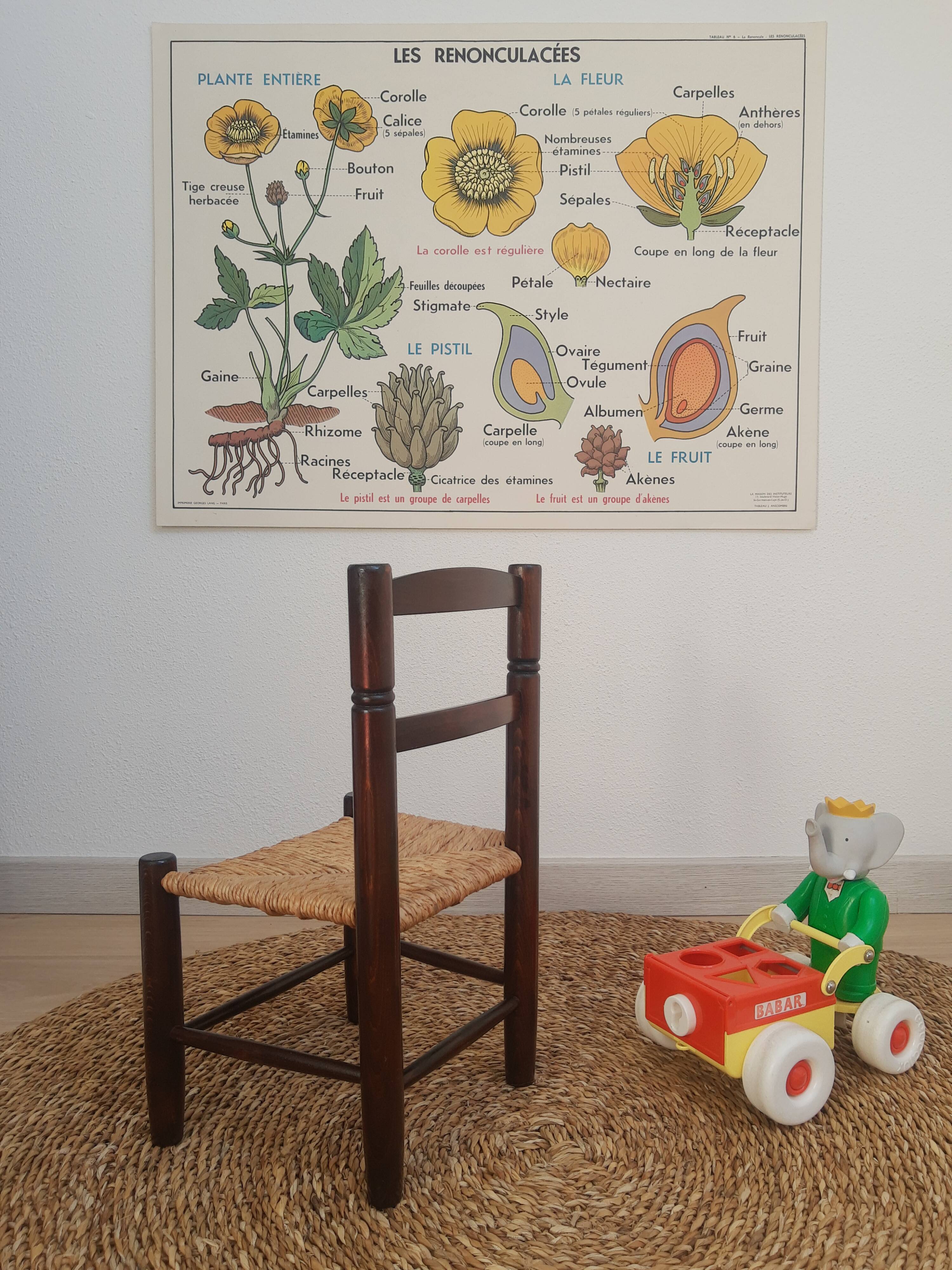 Chair mulched vintage child