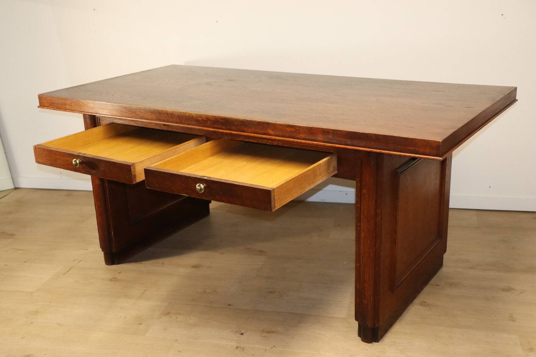 Bureau Moderniste en chêne époque Art Déco, 1940