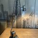 Vintage desk lamp Vrieland Design – chrome metal – 1980