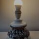 Vintage Fat Lava table lamp with brown tones, 1970s.