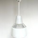 Holophane glass suspension rv2 prismopal 1972 ø 24 cm