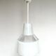 Holophane suspension en verre rv2 prismopal 1972  ø 24 cm