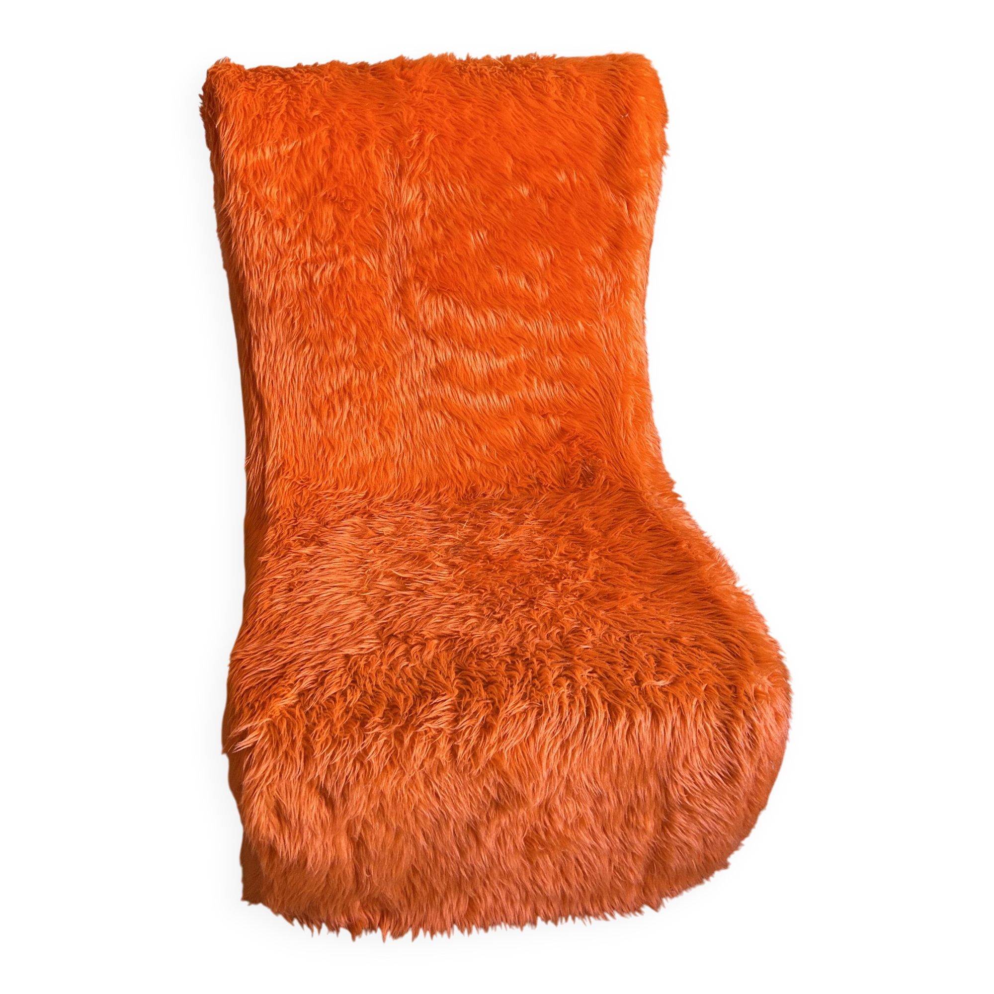 Vintage orange armchair
