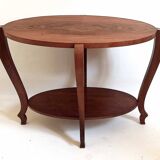 Art Deco oval pedestal table Width 80 cm