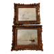 Pair of oils on panels by Henri Saint Clair, circa 1930.