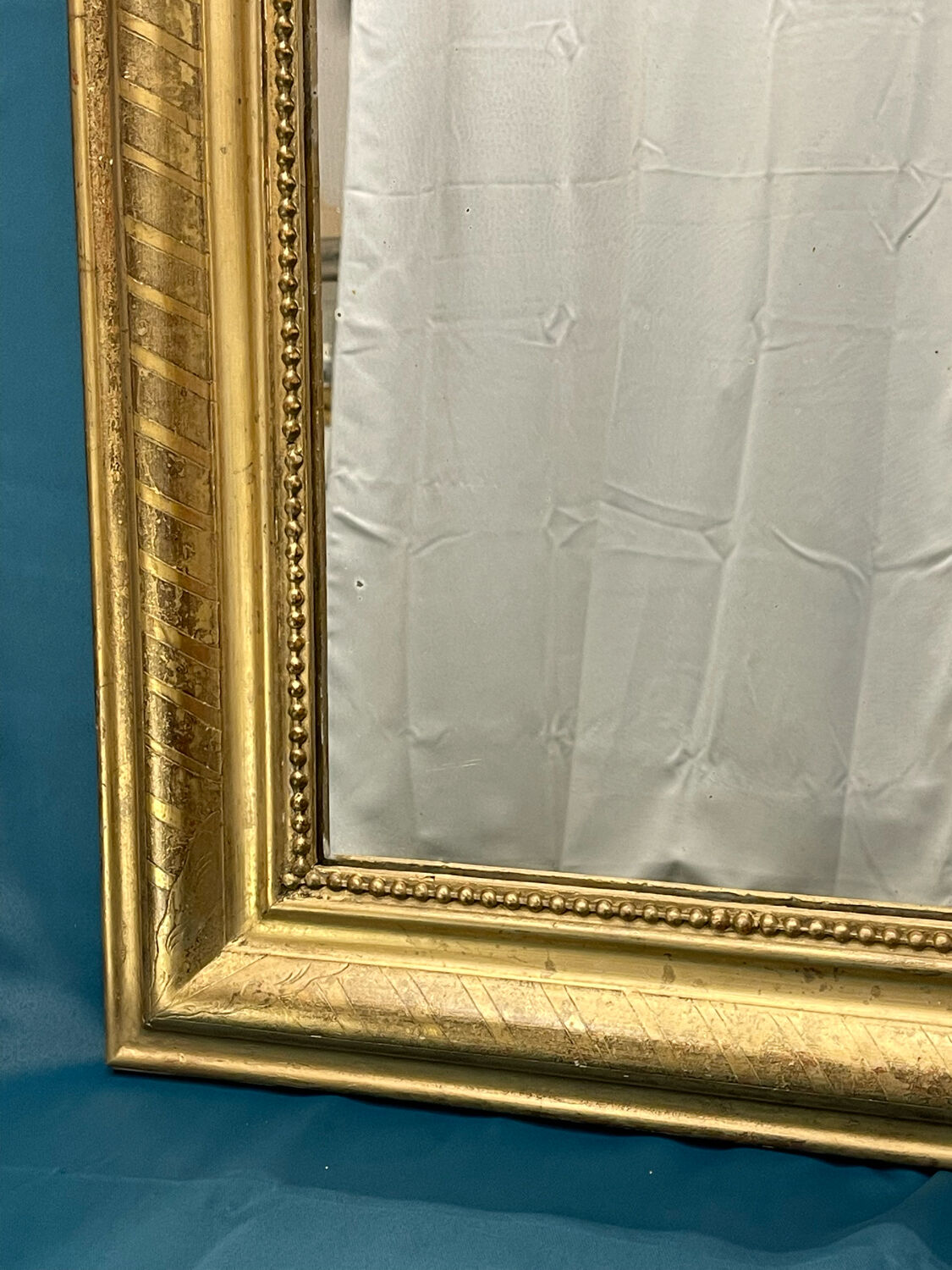 Mirror era Louis-Philippe gilding with gold leaf