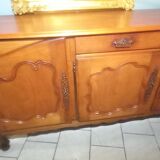 Louis XV oak and cherry wood sideboard