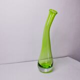 Vase sommerso vert XL par seguso, italie, 1970