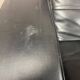 Black Leather Ake Fribytter “Kroken” Two-Seater Sofa for Nelo Möbel. Sweden