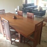 Table with 6 chairs Cassina