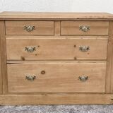 English style chest of drawers 1920 pine and pitchpin