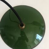 Enamelled green bowl suspension