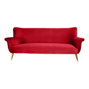 Canapé 3 places en velours